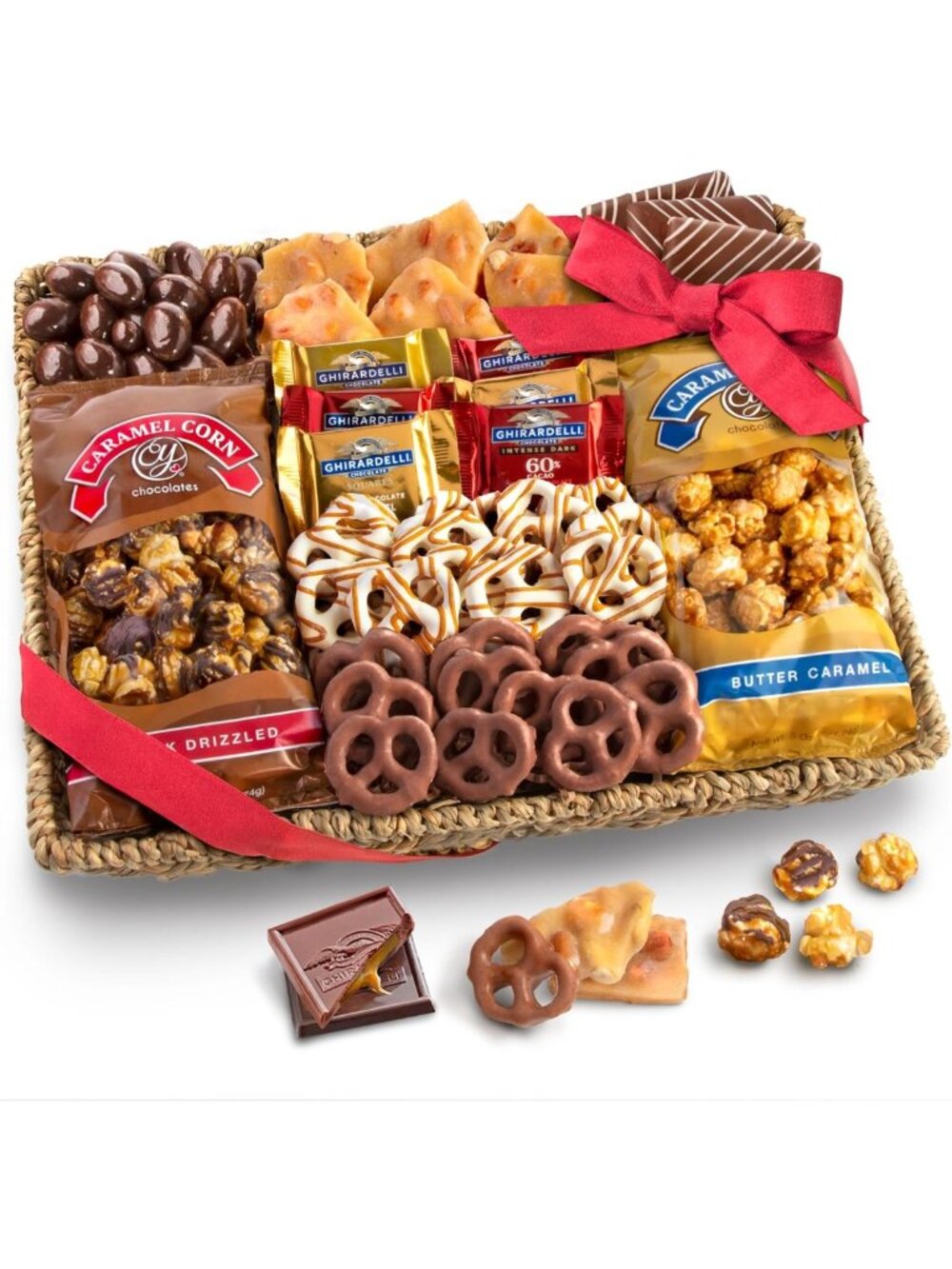 Delicious Chocolate, Caramel & Crunch Grand Gift Basket - Perfect for Any